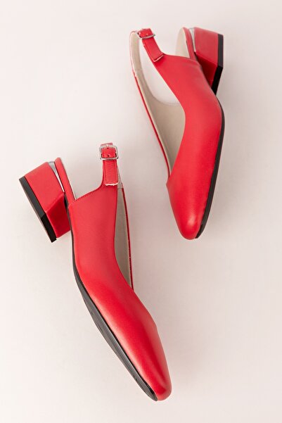 Gondol Hakiki Deri Kısa Topuklu Ayakkabı Vdt.08