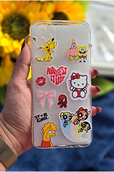 SUPER FRAME Samsung Galaxy A34 Compatible Printed Transparent Phone Case