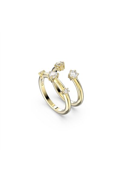 1'ASLAN Swarovski Constella Altın Rengi Yüzük 5640964