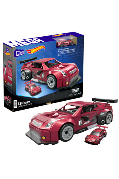 HOT WHEELS MEGA Hot Wheels Cadillac Ats- V R Araç Yapı Seti HRY18