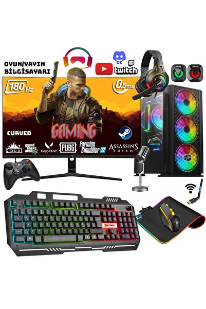 Zeiron Xgen12 i7 12700F 12.Nesil 32GB Ram 512GB M.2 SSD RTX5050 8GB 27" 180Hz Oyuncu Masaüstü Bilgisayar