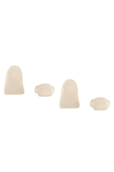 Burlington Damen Füßlinge, 4er Pack - Everyday IN, Anti-Rutsch-Absatz, einfarbig