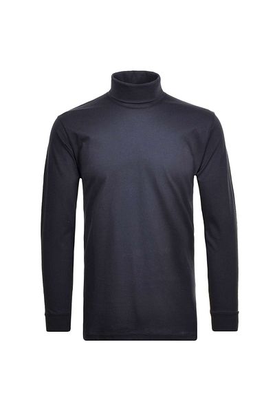 Ragman Herren Rollkragenpullover - Langarm Basic Rollkragen Regular Fit, Single Jersey, einfarbig