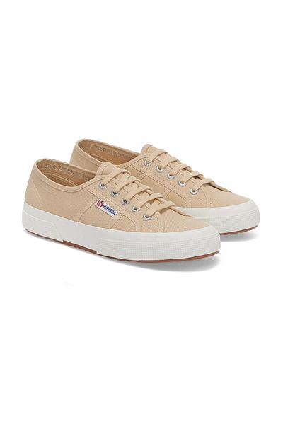 Superga Klasické unisexové tmavě béžové nízké tenisky 2750-cotu