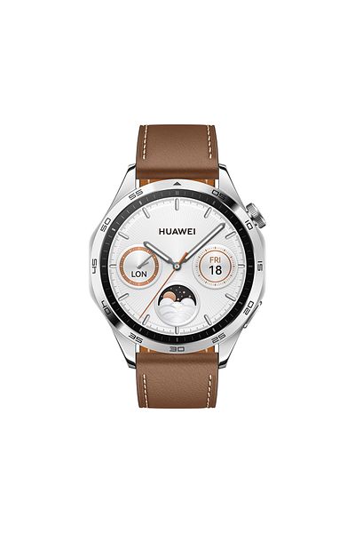 Huawei GT4 46mm Smartwatch - Android and iOS compatible, Brown