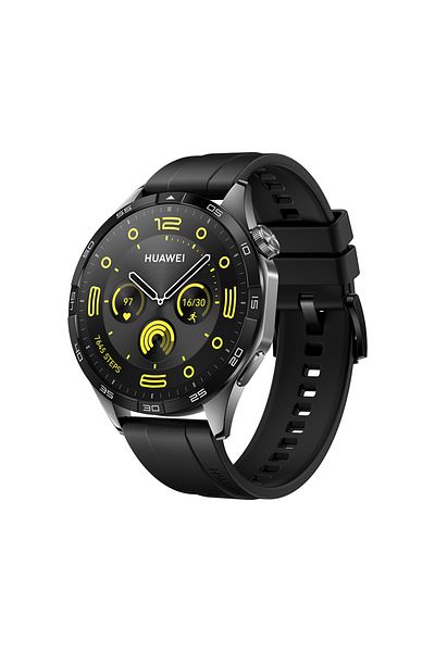 Huawei GT4 46mm Smartwatch - Android and iOS compatible, Black