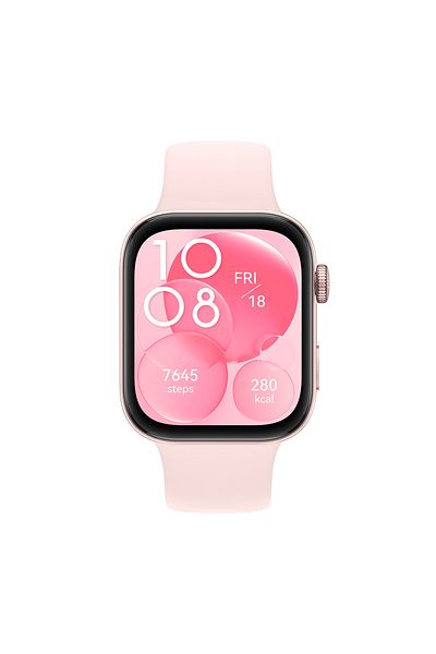 Huawei WATCH FIT 3 - 1.82" AMOLED Display, Ultra-Slim Design, iOS & Android Compatible, Pink