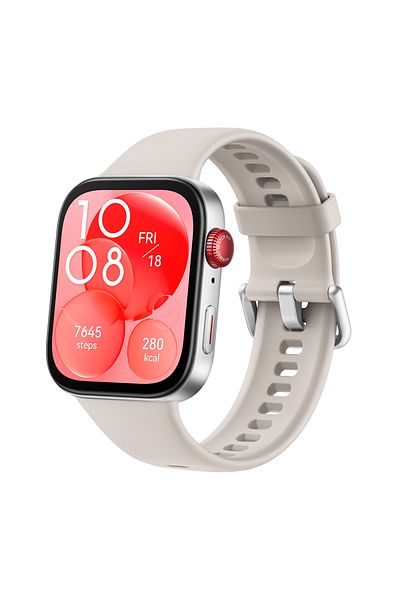 Huawei WATCH FIT 3 - 1.82" AMOLED Display, Ultra-Slim Design, iOS & Android Compatible, White