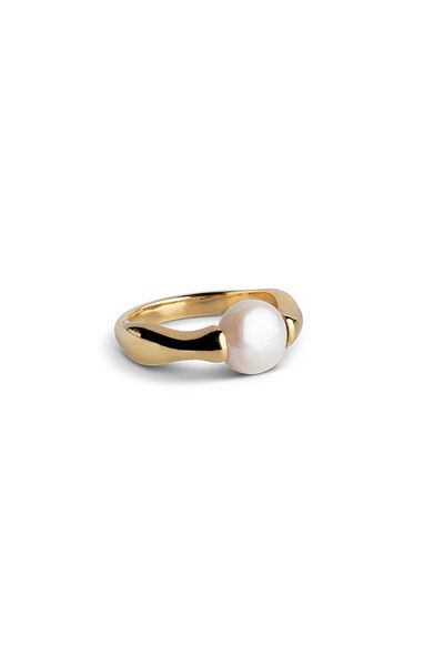 Enamel Copenhagen Damen Ring 750 Vergoldung R82g-57