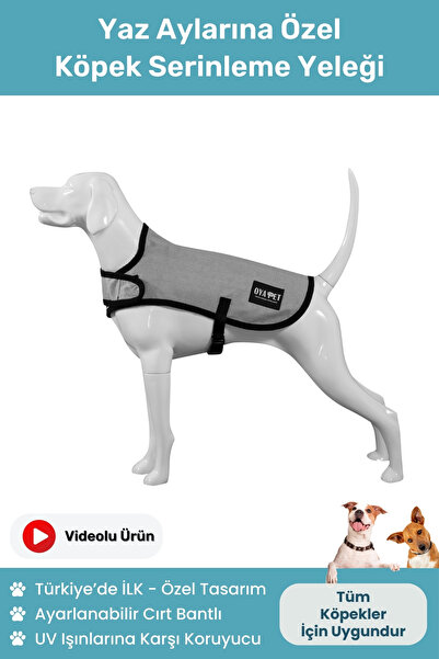 oyapet Uv Korumalı Köpek Serinleme Yeleği Ayarlanabilir Çift Katmanlı Özel Ku...