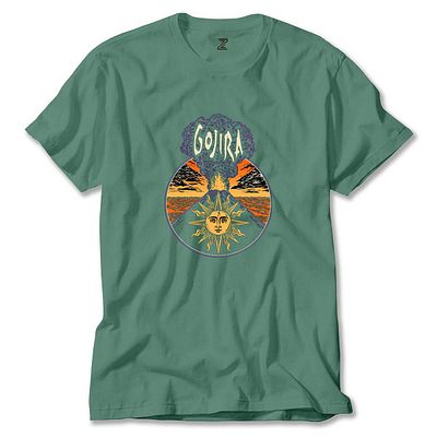Z zepplin Πράσινο μπλουζάκι Gojira Design