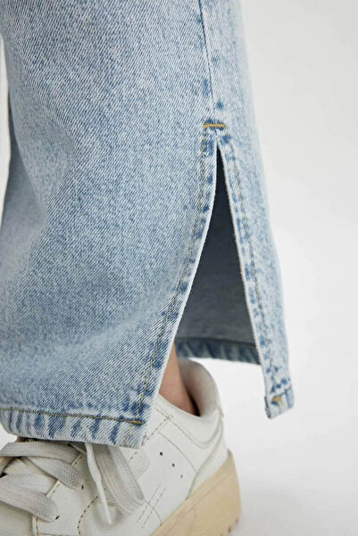 DeFacto Παντελόνι τζιν για κορίτσια ανοιχτό μπλε Z4708A6/NM39