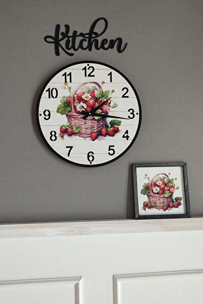 Tooall Watercolor Series, Suluboya Serisi Duvar Saati, Tablo Kitchen Seti