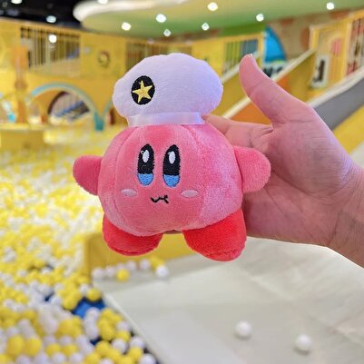 Meyra Accessories 1 adet yıldız Kirby dolması oyuncaklar Kawaii sevimli peluş anahtarlık