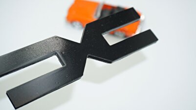 Genel Markalar Yeni Nesil Bagaj 3M 3D Siyah Yazı Logo Dacia İle Uyumlu