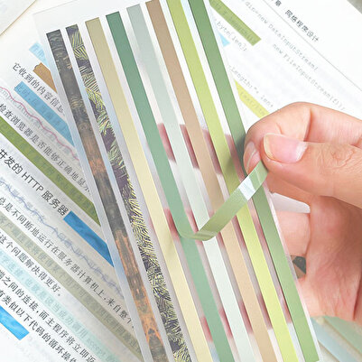 Onwize 160 Adet Seffaf Scrapbook Journal-Bookmarkers Sticker Set