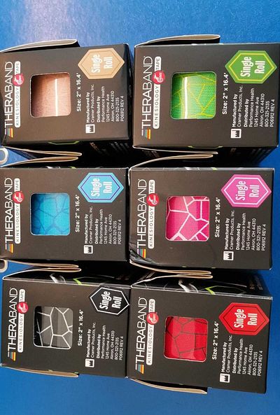 THERABAND Kinesiology Tape Sports Tape Pain Tape 5cm x 5mt Μπεζ