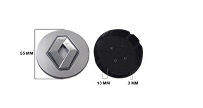 Depar RENAULT JANT GÖBEK ARMASI 56-52 MM AÇIK GRİ 3D 8200043899 4 ADET