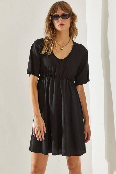 Bianco Lucci Φόρεμα V-Neck Wrap - Ελαστική μέση60251162