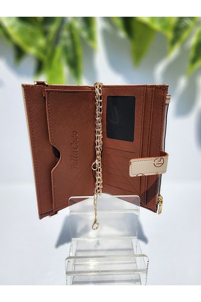 fulla coco Дамски портфейл от норка, дамска чанта през рамо