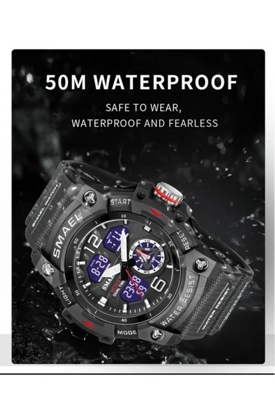 SMAEL 8007 Syh Digital and Analog Men's Wristwatch