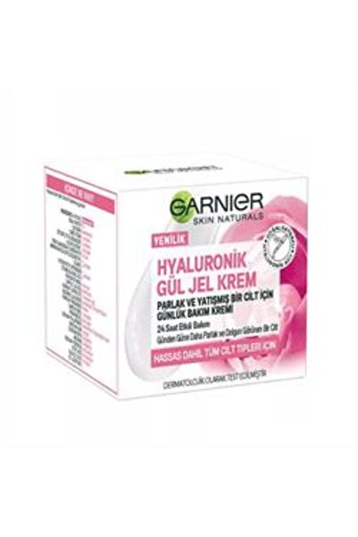 Baby ( KİL MASKESİ HEDİYE ) Garnier Hyaluronik Gül Jel Krem 50ml ( 1 ADET )