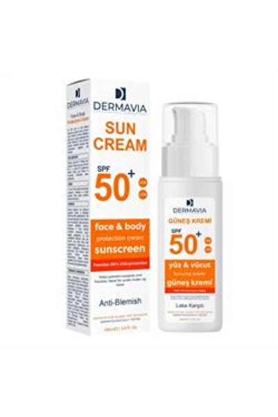 Baby ( KİL MASKESİ HEDİYE ) Dermavia Güneş Kremi Leke Karşıtı Spf 50 100ml ( ...
