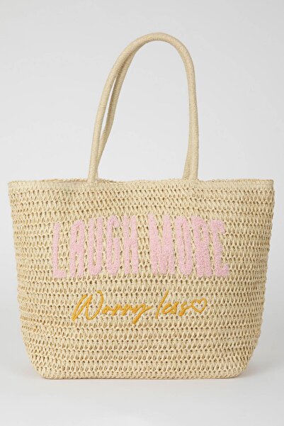 DeFacto Γυναικεία Ψάθινη Τσάντα - B9074AXNS