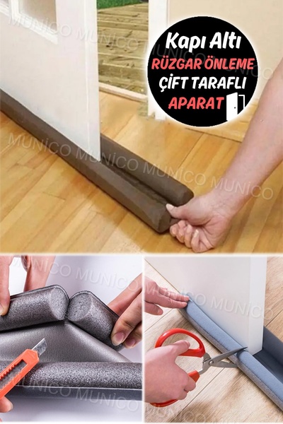 Munico Kapı Alt Sızdırmazlık Şeridi Esnek Rüzgar Sesi Azaltma Durdurucu Kapı ...