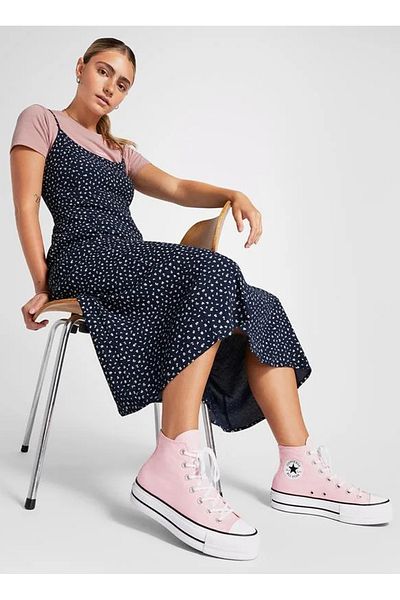 converse Pink Women's LIfestyle Shoes - CHUCK TAYLOR ALL STAR LI, Canvas A06507c
