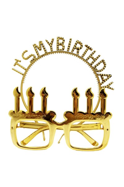 Hediye Rüzgarı Doğum Günü Partisi My Birthday Taç Ve Gözlük