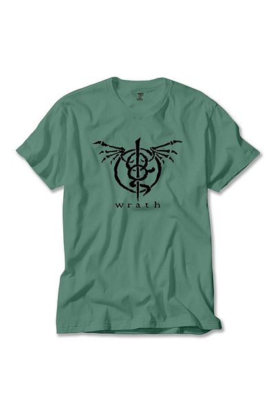 Z zepplin Πράσινο T-shirt με λογότυπο Lamb of God Wrath