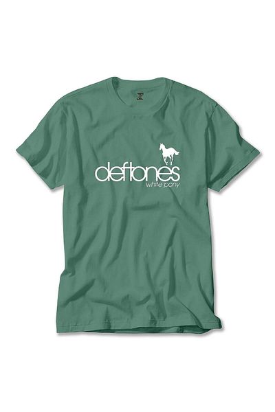 Z zepplin Πράσινο T-shirt Deftones White Pony 2021
