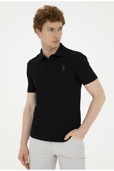 U.S. Polo Assn. US Polo AssnMen's Black Basic T-Shirt