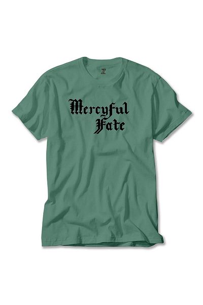Z zepplin Πράσινο T-Shirt με κείμενο Mercyful Fate Logo