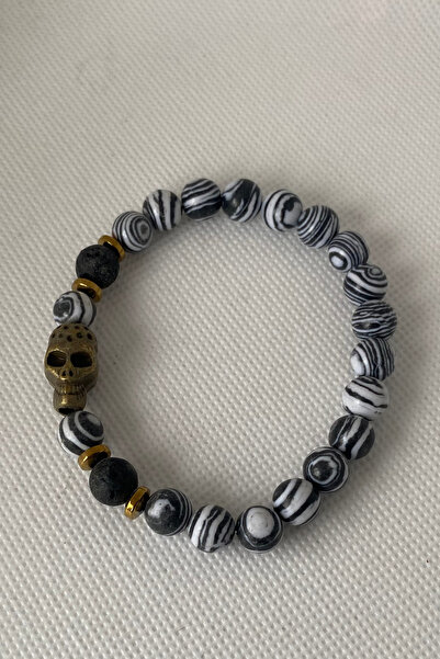 TAKIŞTIR Mixed Color Skull Figured Men's Bracelet