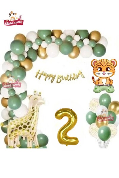 Laviyosa LUXURY MOLD GREEN GIRAFFE FOOT TIGER FOIL SET BONBONI DE ZI DE NAȘTE...