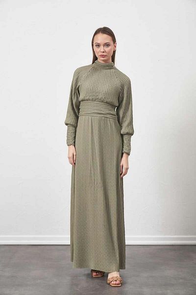 Mevra Agate Pleated Dress