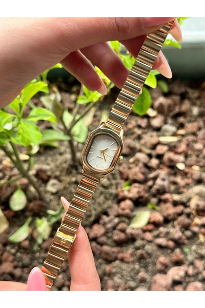 İnogge ساعة يد نسائية - سوار فولاذي