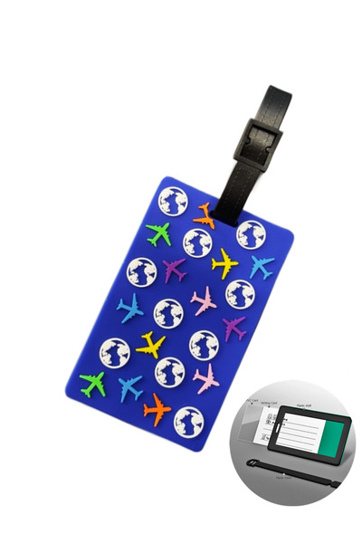 Boldy Valiz İs Με γκλίτερ i - Ετικέτα βαλίτσας - Ç Τσάντα Ετικέτα - Ετικέτα α...