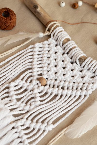 Bevella Macrame Cord Premium 3 mm Macrame Twine - 250 gr Στριφτό Βαμβάκι