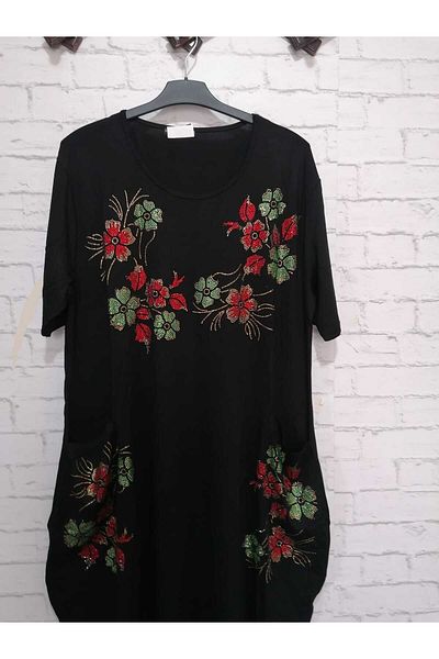 anne moda ankara Βραδινό φόρεμα 1ης ποιότητας, φαρδύ φόρεμα από βισκόζη
