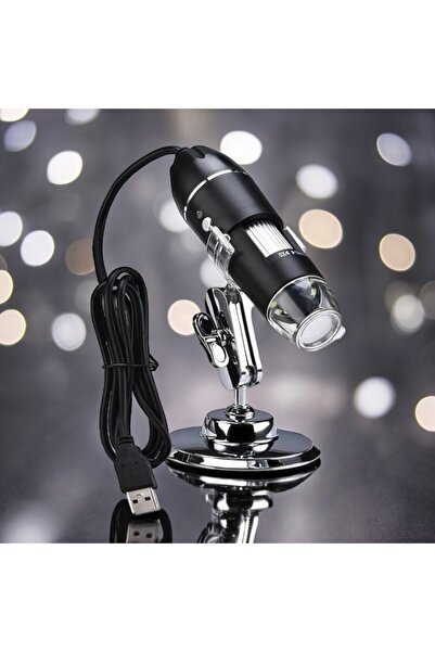 KENLY 1600x Zoom 2mp Usb Dijital Mikroskop 8 Ledli Kamera