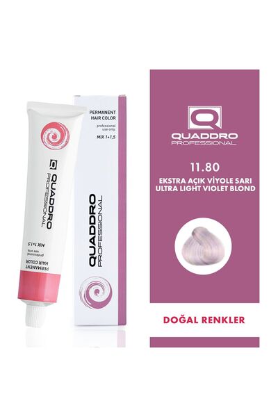 Quaddro Professional QUADDRO PROFESSIONEL SAÇ BOYASI 11.80 EKSTRA AÇIK VİYOLE...