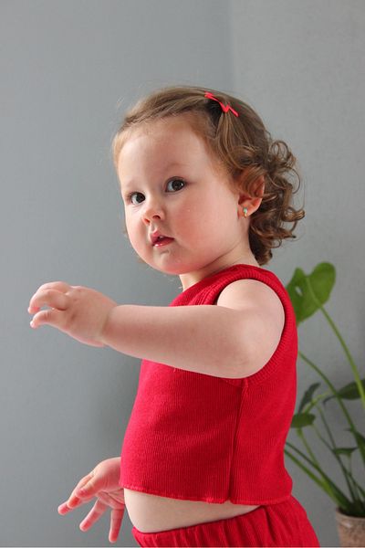 Tinypeople Summer Bottom-Top Suit Set for Girls