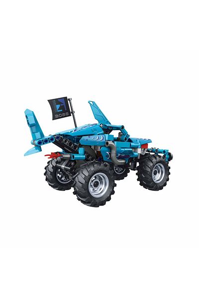 BLX مجموعة بناء تكنيك ليغو - Racing Shark Monster Jeep، 305 قطعة سيارة سباق