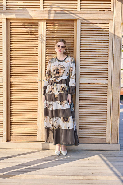 MissWhence Large Size Cupro Silk Dress 640-U