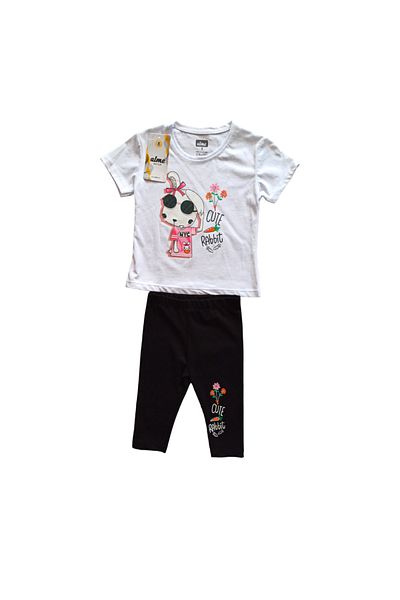 Alme Girl's double suit with tights