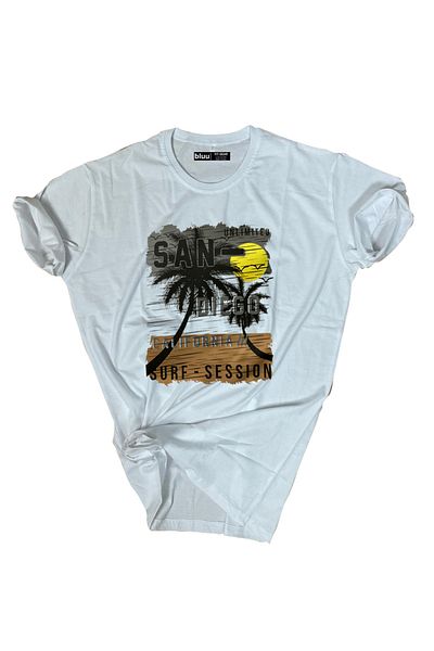 BLUU Μπλουζάκι Unisex Printed Regular Fit - Outdoor