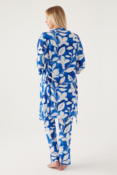 Pierre Cardin 8835 3'lü Kadın Kısa Kol Pijama Takımı